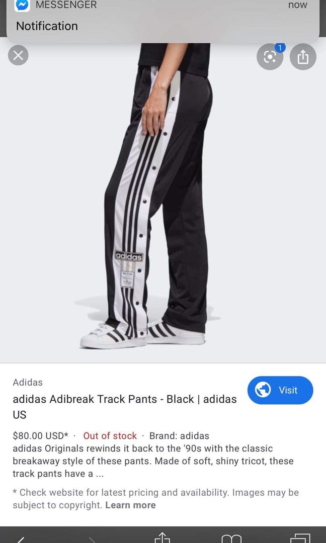 WTB Adidas Adibreak Trackpants women 