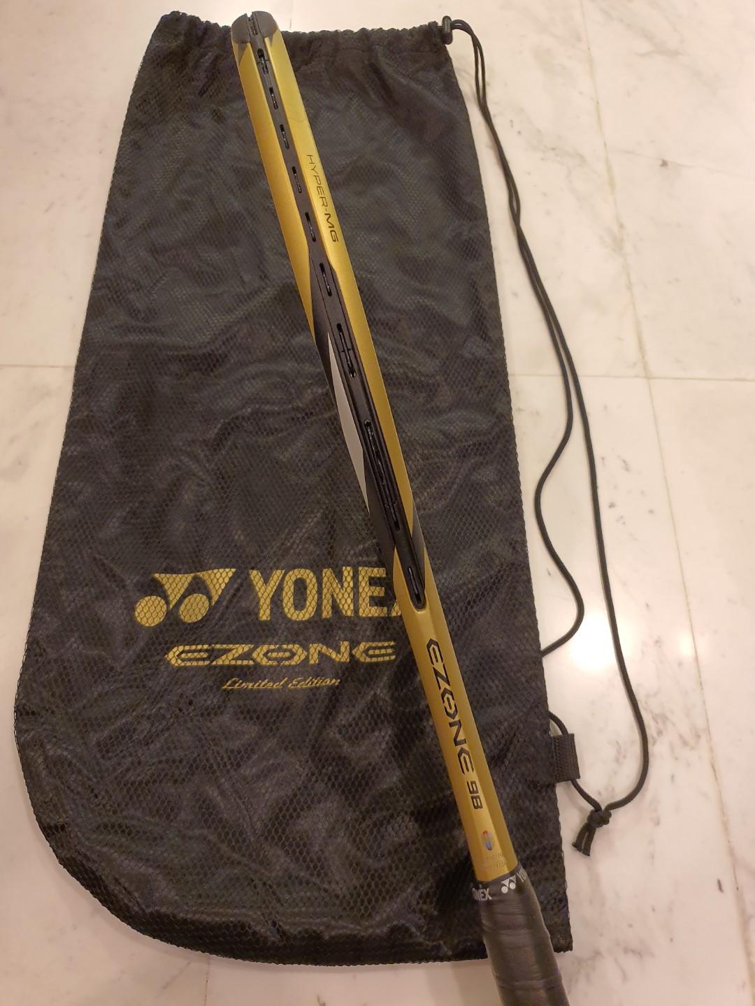 YONEX EZONE 98 LIMITED GOLD (285 GR) RACQUET L1 (4 1/8) Made in Japan