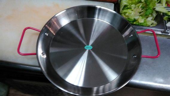 西班牙不鏽鋼海鮮燉飯鍋30公分