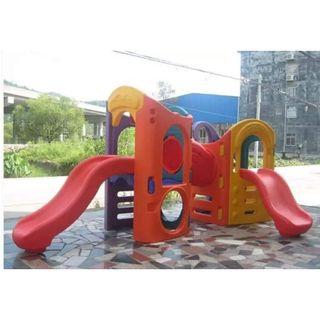 8 in 1 Adjustable Playground Playhouse Gym Slide Climber For Kids