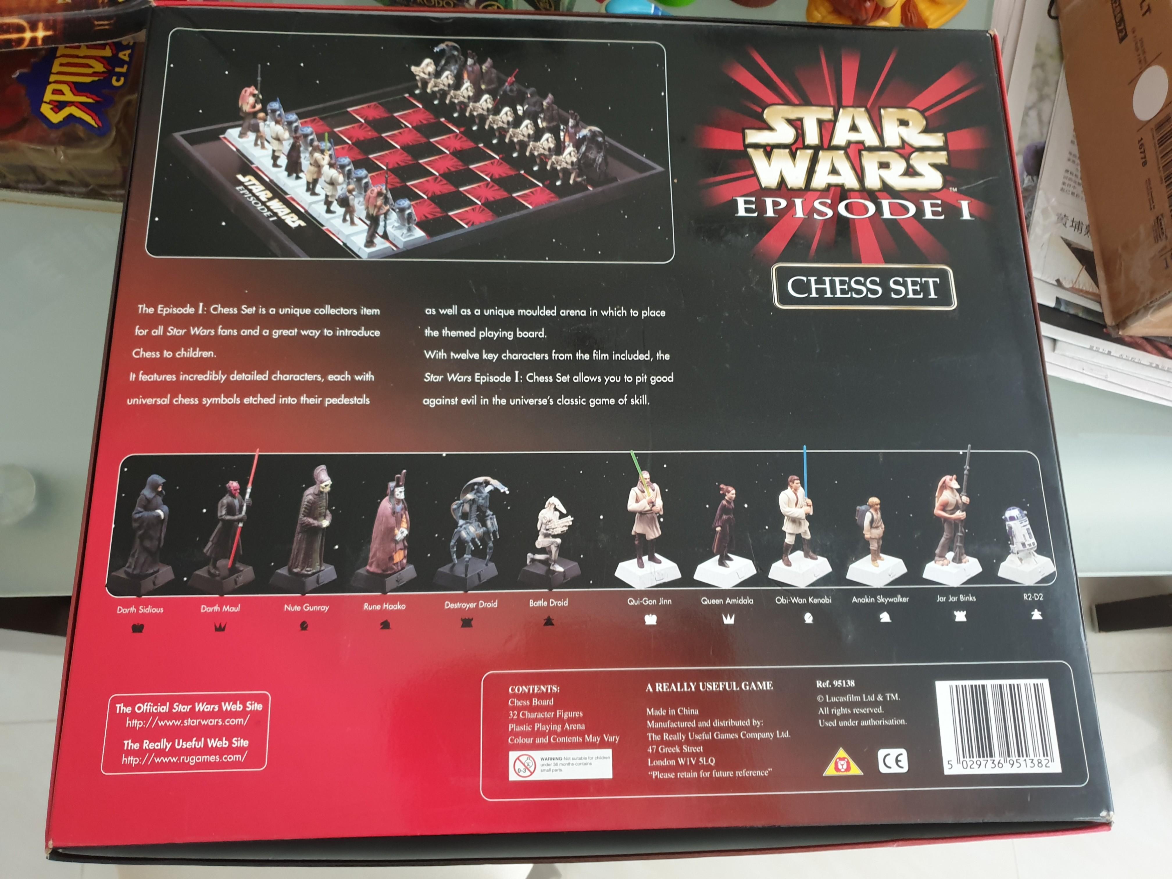 1999 Starwars Episode 1 Chess Set Hobbies Toys Toys Games on Carousell