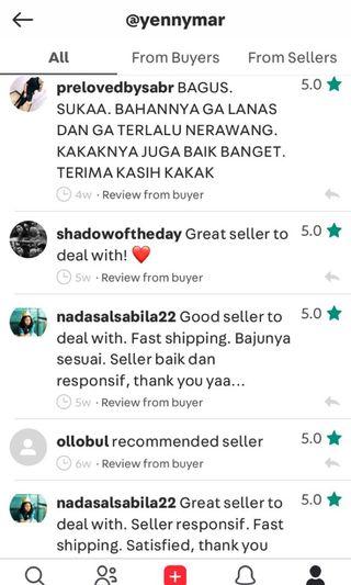Reviews from customer 😊