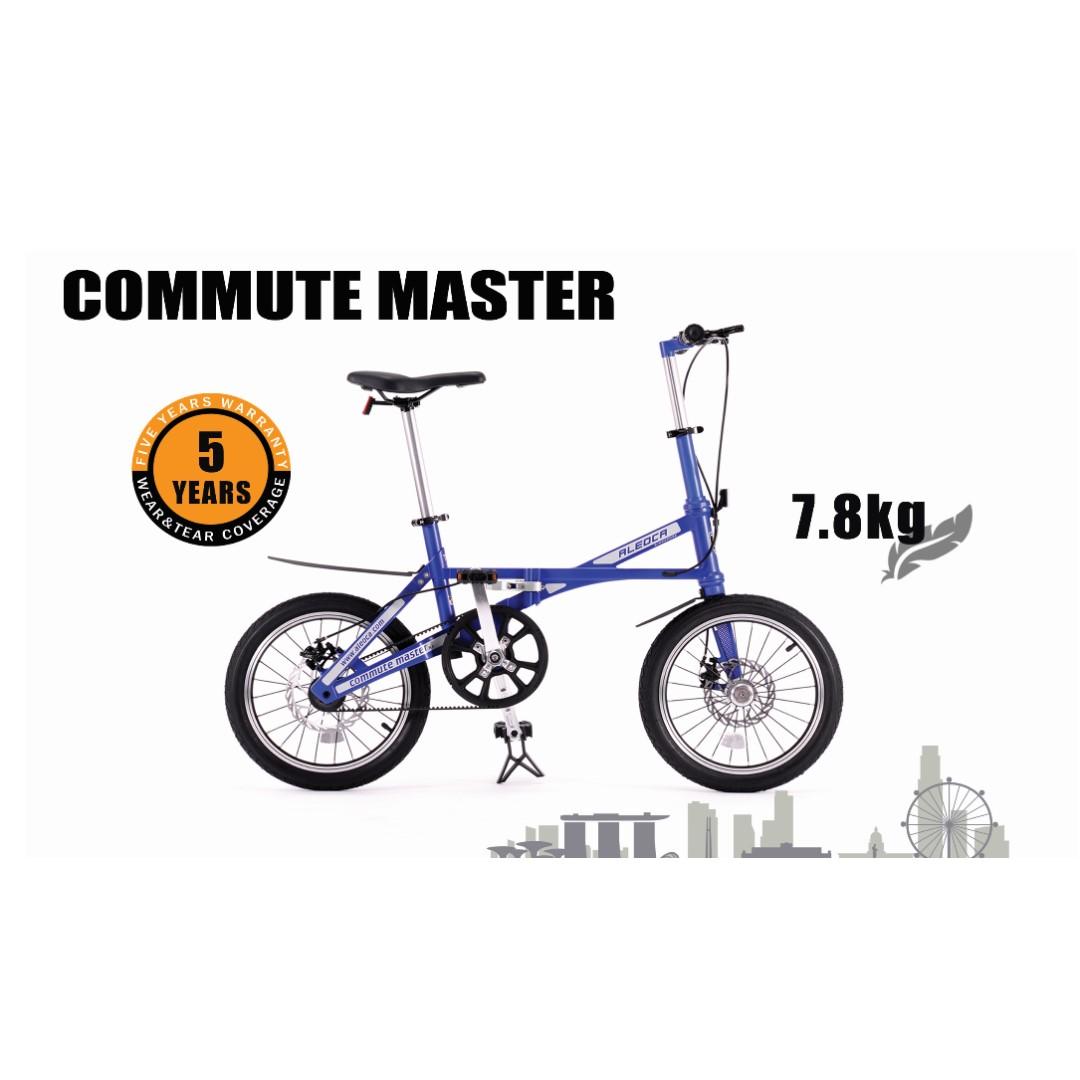 Aleoca 16 Carbon Fiber Folding Bike Commute Master Sports Equipment Bicycles Parts Bicycles on Carousell