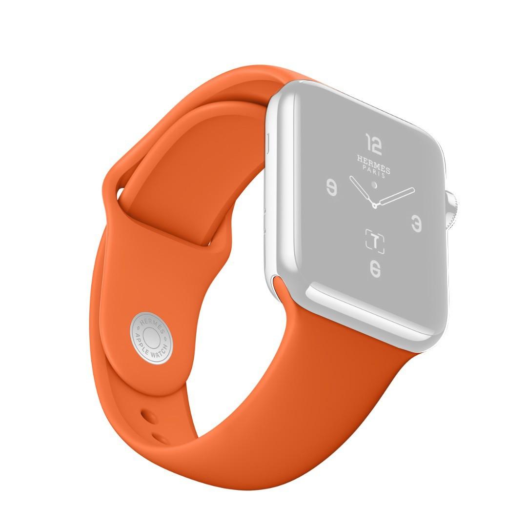 hermes orange sport band