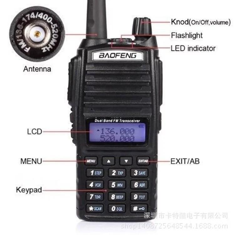 Baofeng UV-82Plus 8W Long Range Powerful Walkie Talkie Portable CB vhf/uhf two way Radio Amateur 8 watts of BF UV82 Plus (Category: Walkie-Talkie) located in Singapore. Submitted by kit.kwok.773 (Listing ID 256656711, Image 3). Description: This is a brand new in box complete set. Avail as long as you see this advert. Ready stock. 1 box = 1 radio = 1 unit = $40 If you need a pair, it means 2 sets. This is a updated model and is high transmitting 