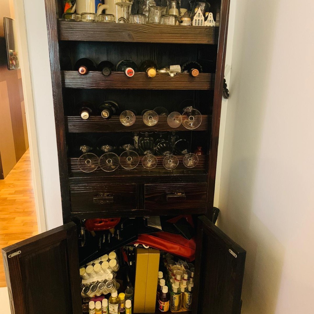 Bar counter cupboard, Furniture & Home Living, Furniture, Shelves ...