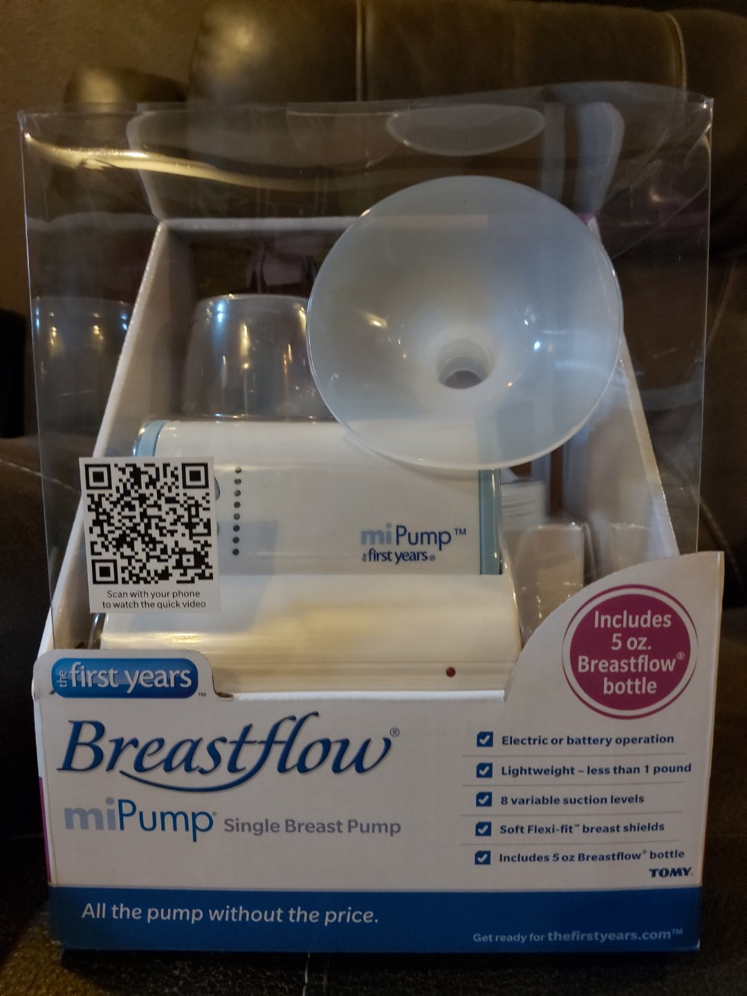 BNIB TOMY MiPump The First Years Breastflow Electric/ Manual Single Breast  pump, Babies & Kids, Nursing & Feeding on Carousell