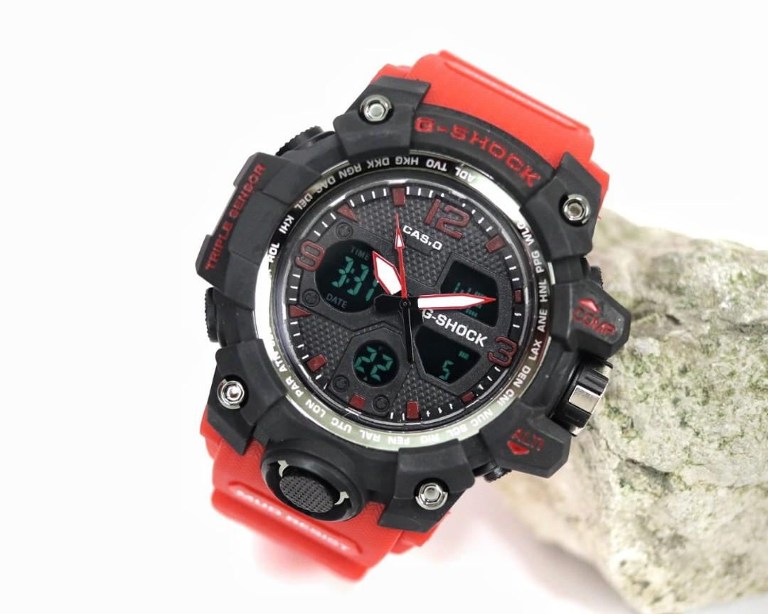 Brand G shock 1155 Kualitas semi super Display analog dan