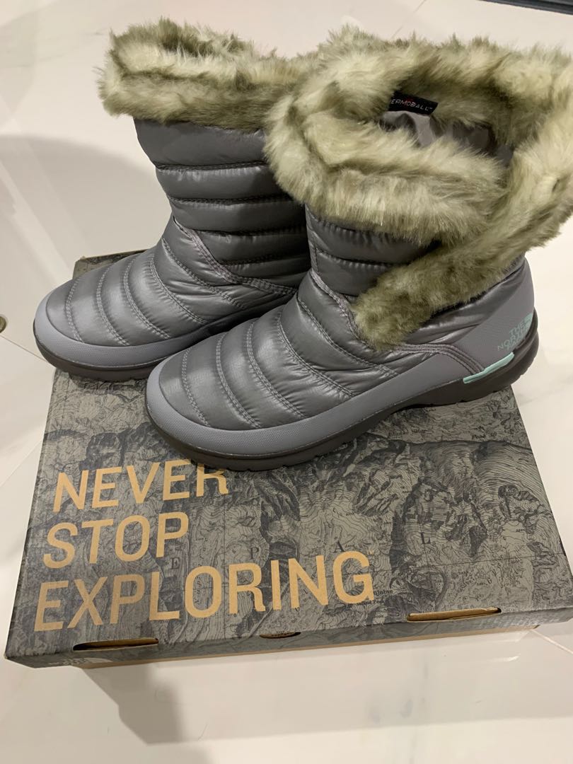 The north face women's discount thermoball microbaffle bootie ii