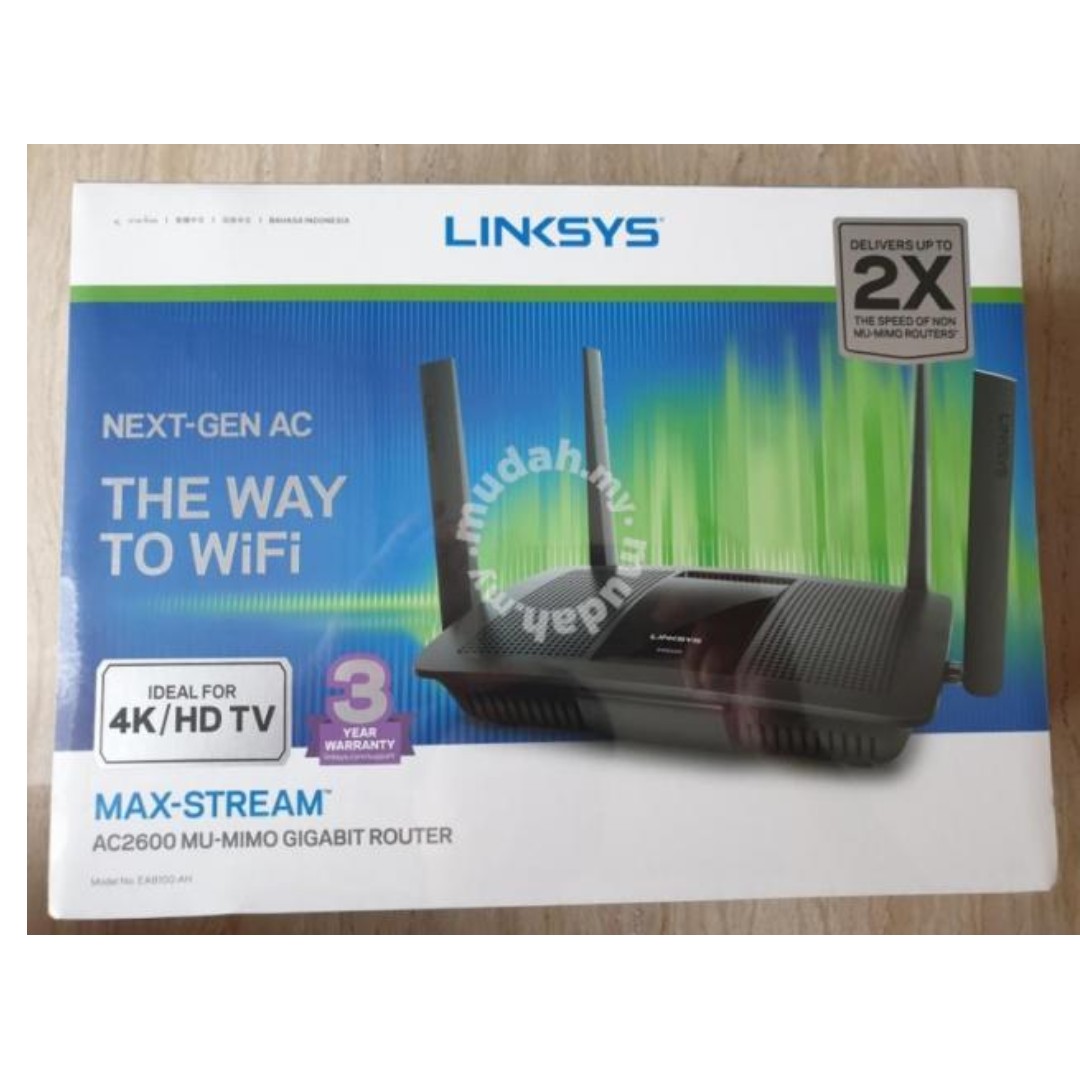 Brand new seal-wrap Linksys EA-8100 router, Computers & Tech, Parts ...