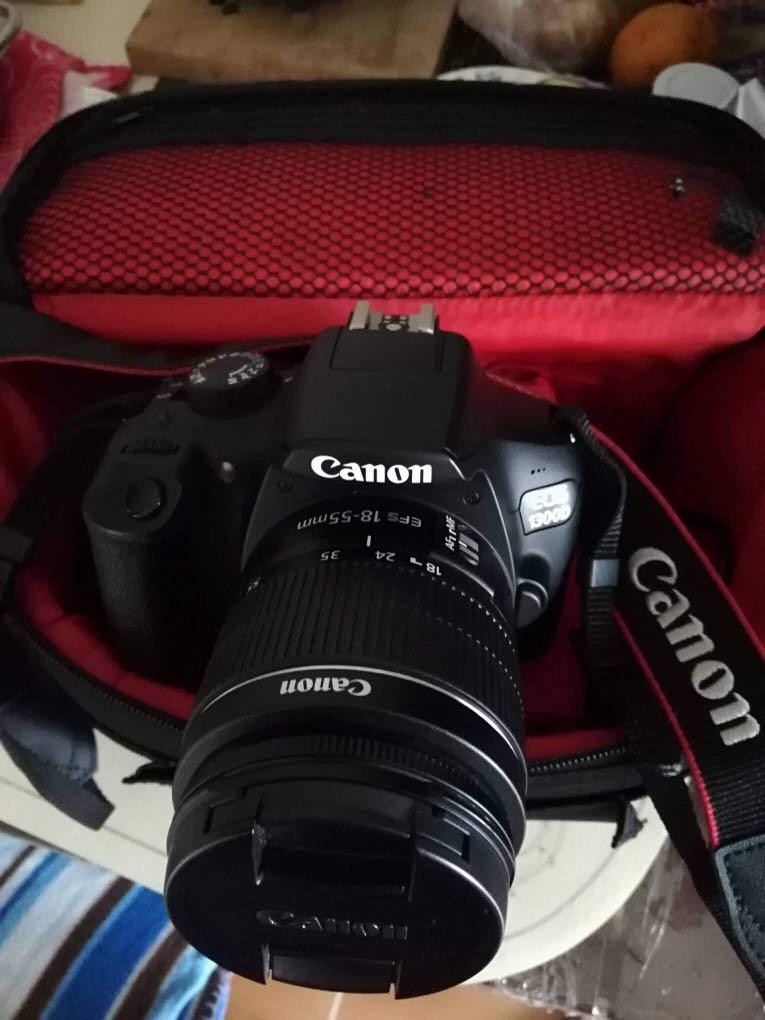 Canon 1300D (Category: Cameras) located in Angono. Submitted by katzreena (Listing ID 213467704, Image 2). Description: Slightly used with complete accessories .