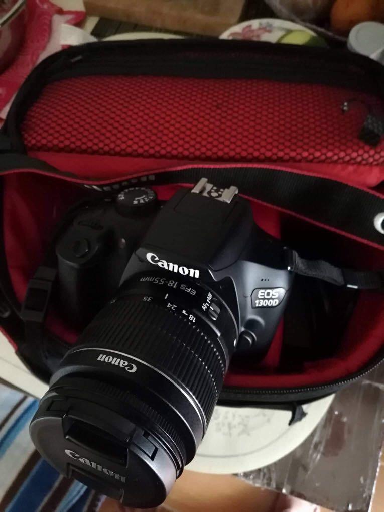 Canon 1300D (Category: Cameras) located in Angono. Submitted by katzreena (Listing ID 213467704, Image 1). Description: Slightly used with complete accessories .