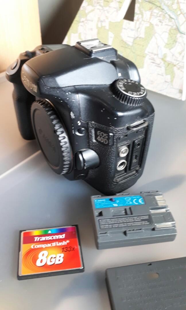 Canon 40D with orig Battery BP511A (Category: Batteries & Chargers) located in Manila. Submitted by ajohnralphwaldo (Listing ID 256628888, Image 2). Description: Canon 40D With orig Battery BP511A Charger 8gb Transcend CF card Meetup TRINOMA MEGA GLORIETTA TXT 09163986490.