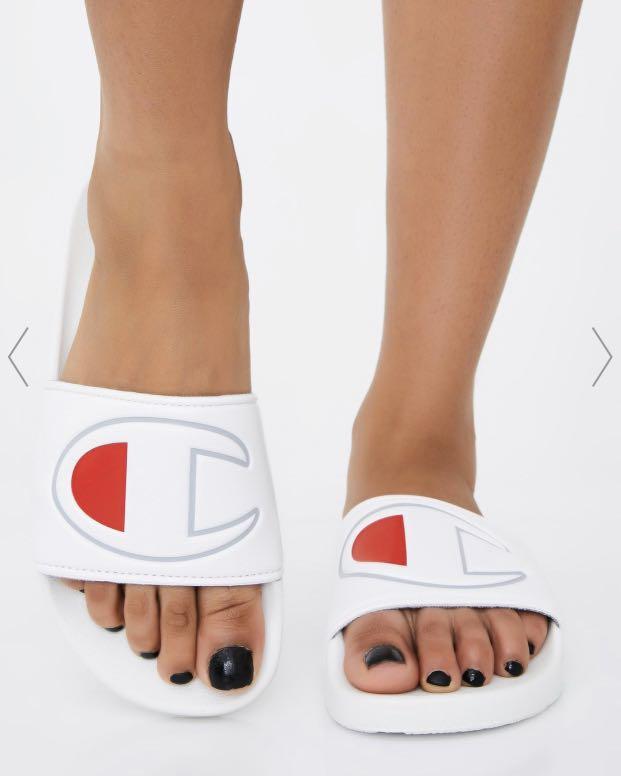 Champion slides on feet hotsell