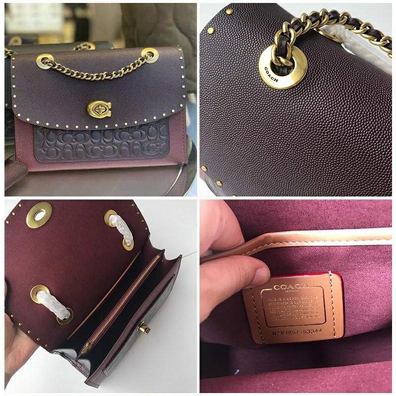 COACH 53344 PARKER in SIGNATURE LEATHER
