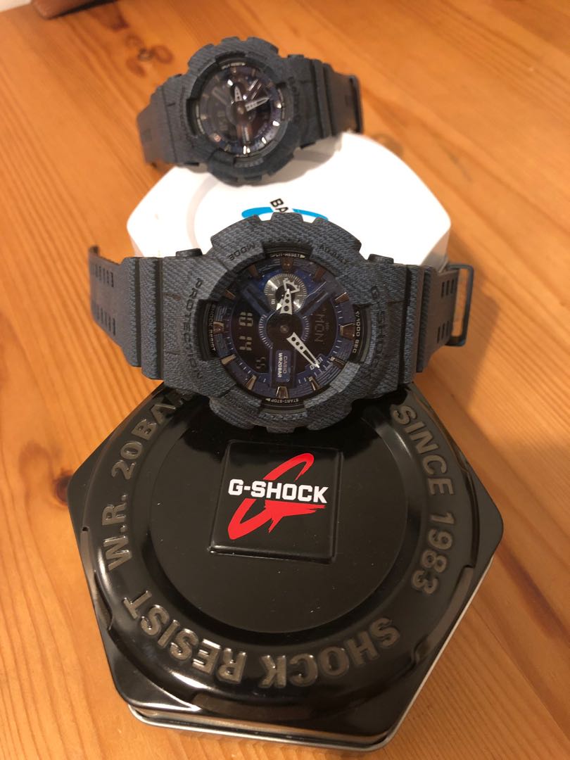G shock sales denim couple
