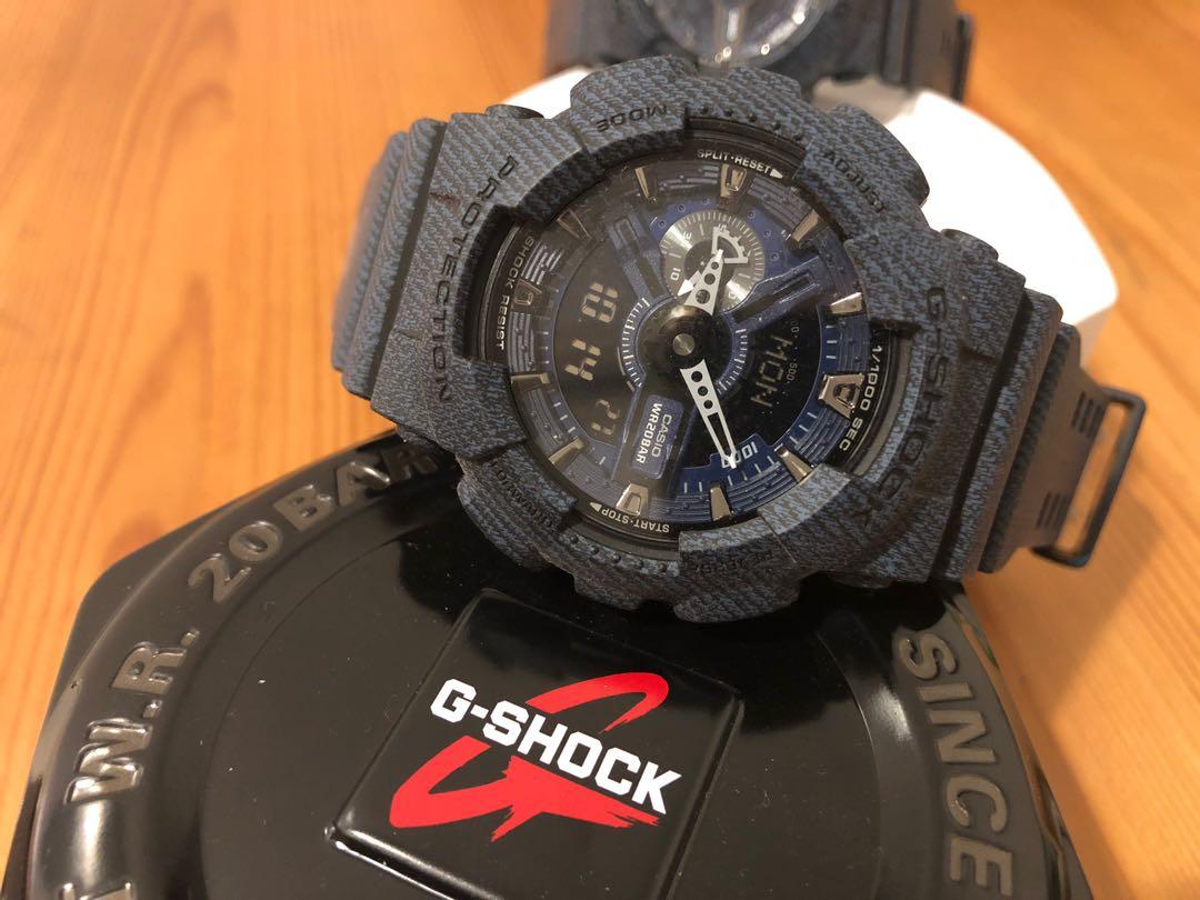 Couple watches G Shock Denim design Men s Fashion Watches Accessories Watches on Carousell
