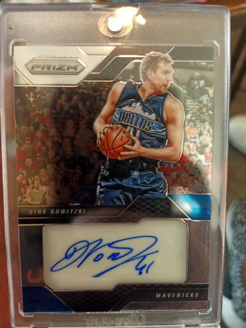Dirk nowitzki prizm auto (Category: Raw Singles) located in Pateros City. Submitted by montysabug2019 (Listing ID 256621624, Image 1). Description: Card is mint condition.
