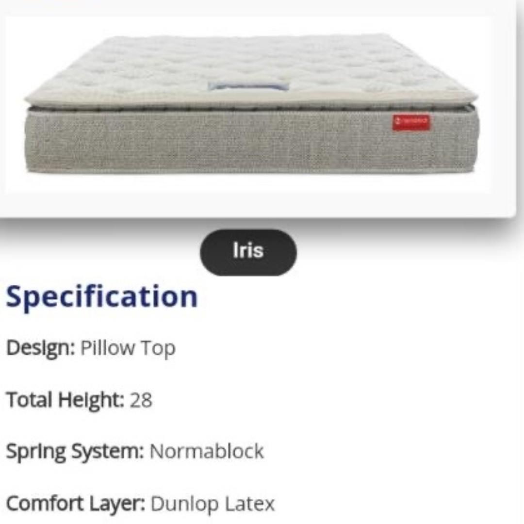 Dunlopillo Iris Mattress King Size Furniture Beds Mattresses