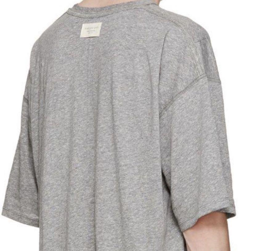 FEAR OF GOD FOURTH COLLECTION INSIDE OUT TEE (HEATHER GREY)