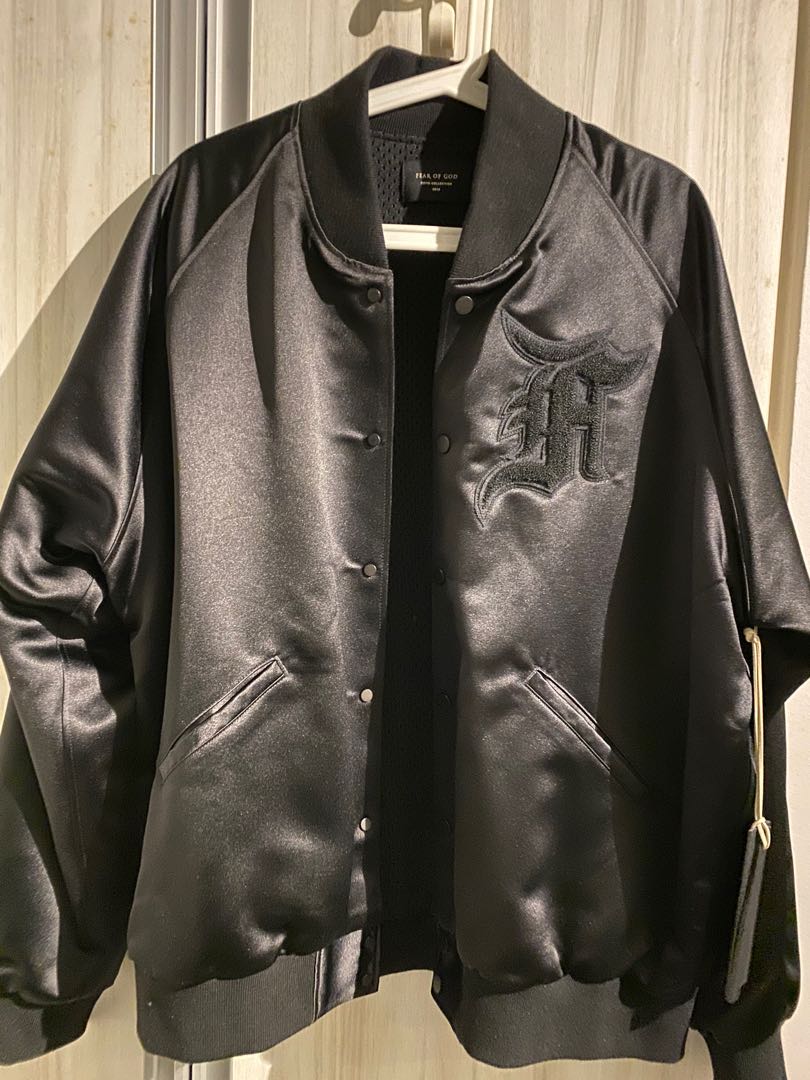 Fear of god letterman jacket store