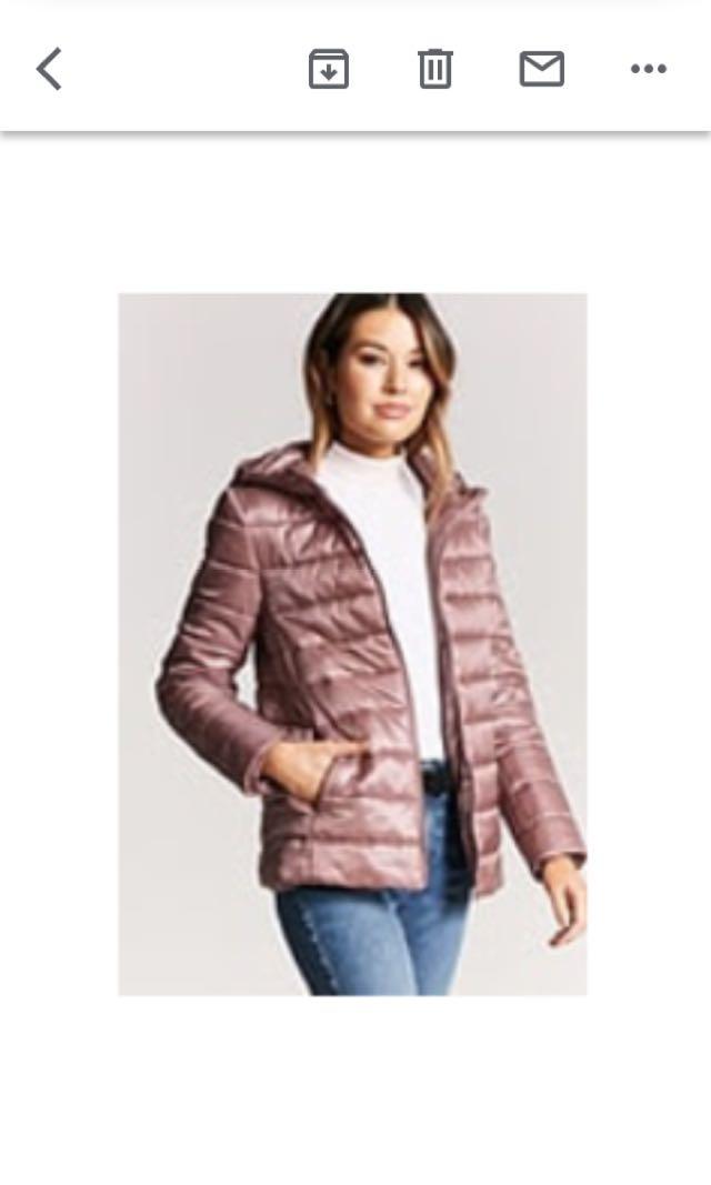 hooded puffer jacket forever 21