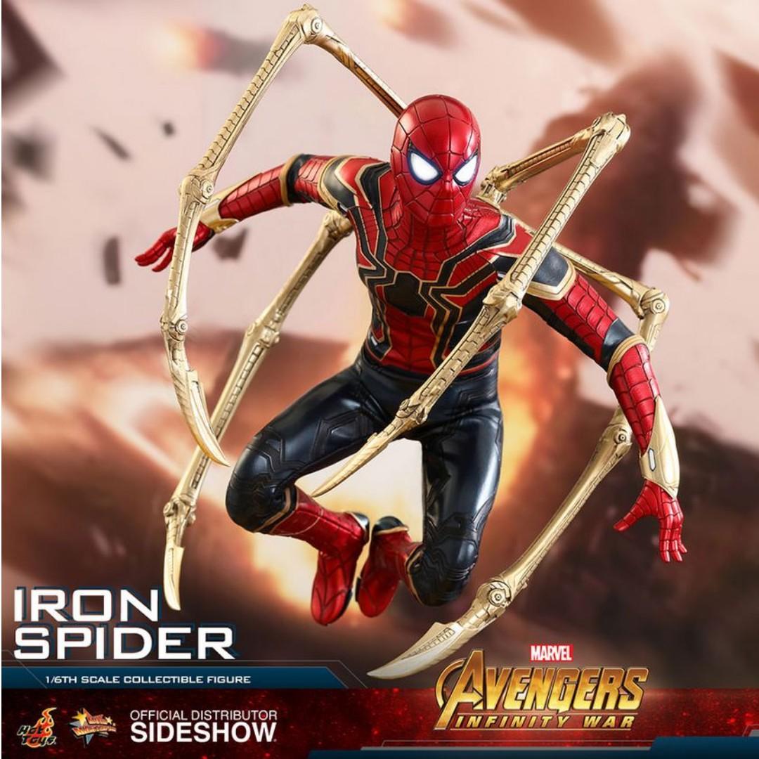 hot toys spider man infinity war