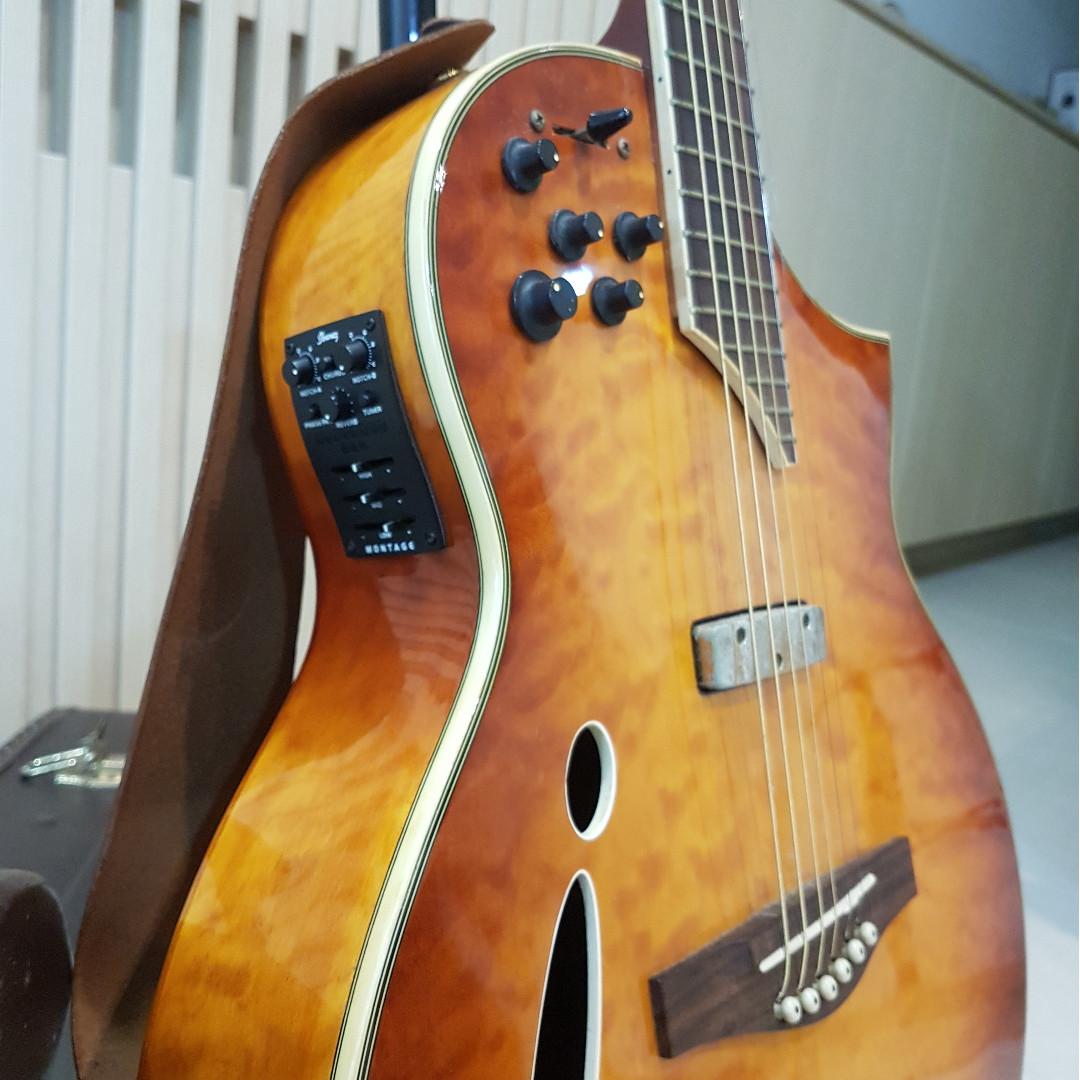 Ibanez MSC650 Montage Series Hybrid AcousticElectric Guitar with Hard