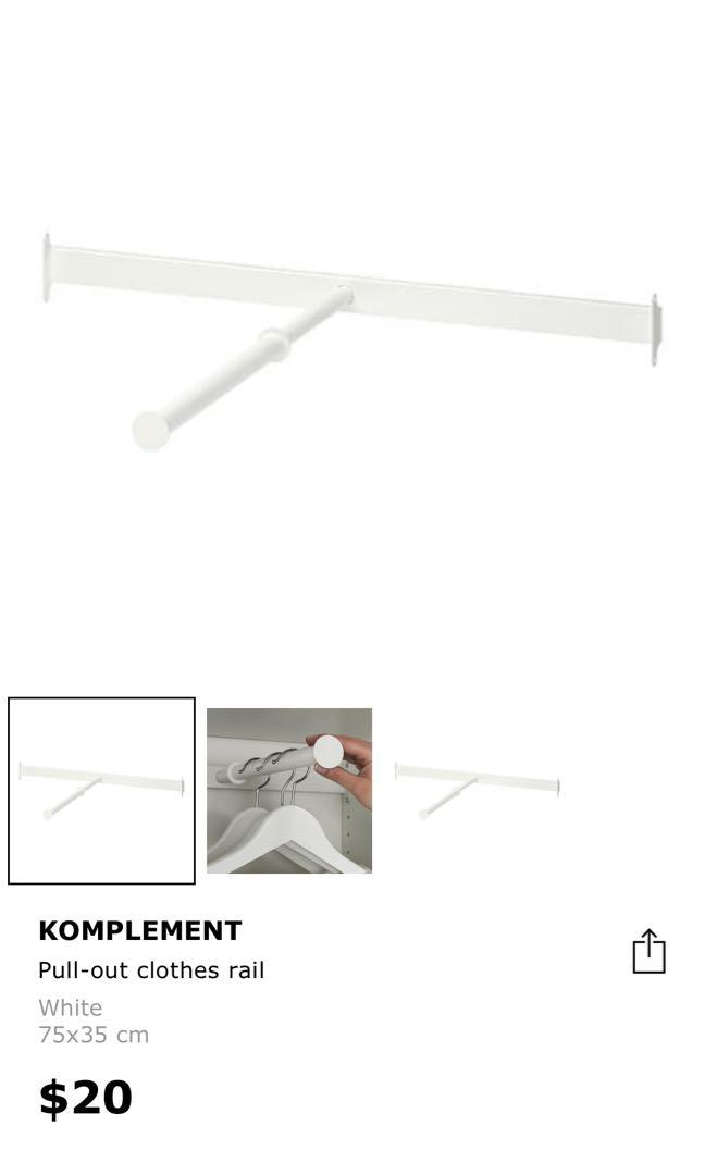 Ikea Komplement Divider 3 Drawers Furniture Shelves Drawers