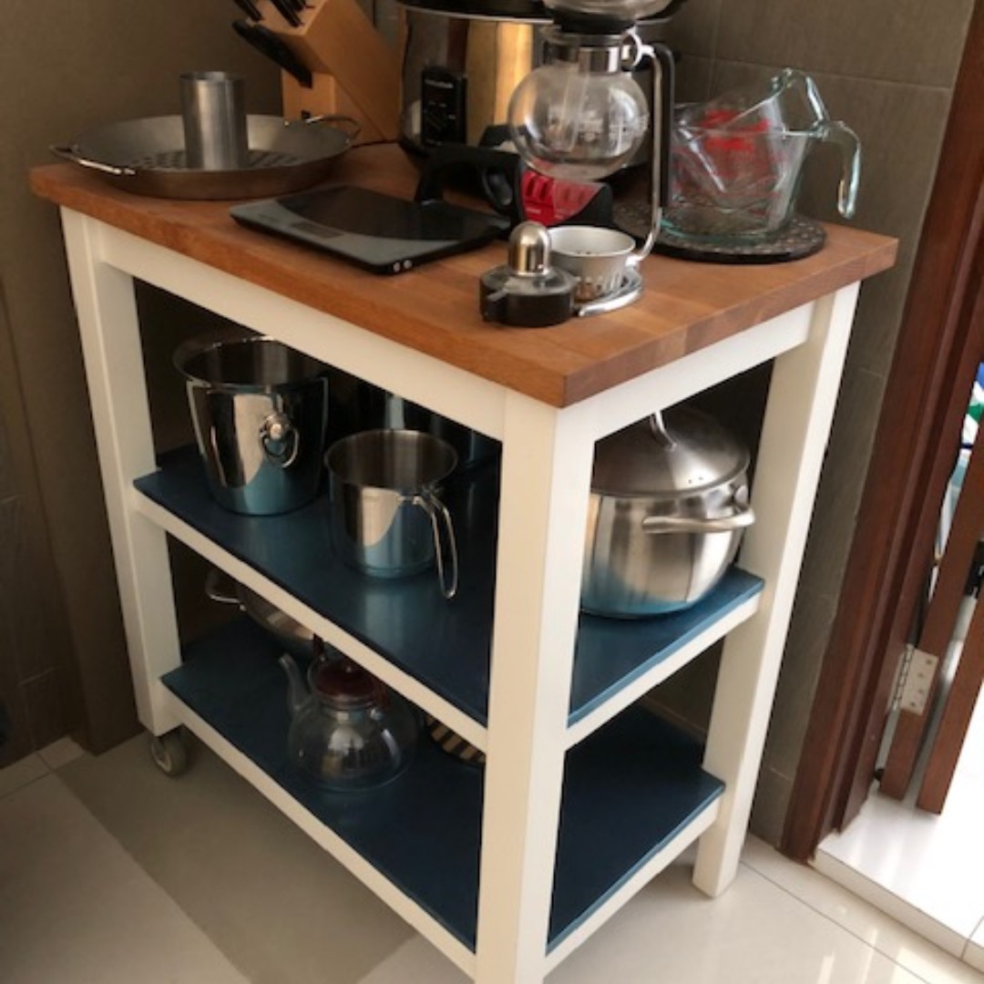 IKEA Stenstorp Kitchen Trolley Table, Furniture, Tables & Chairs on