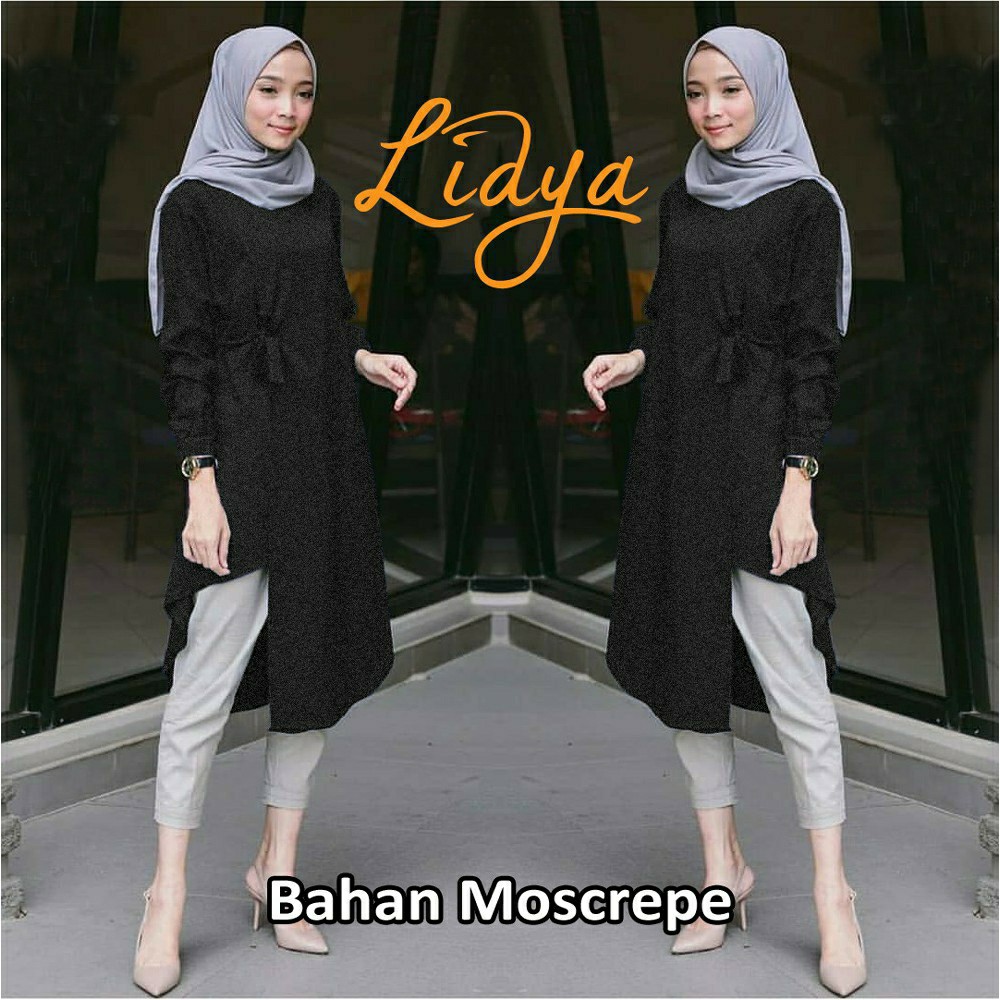 Lidya Tunik Lexoir Fesyen Wanita Muslim Fashion Lainnya Di Carousell
