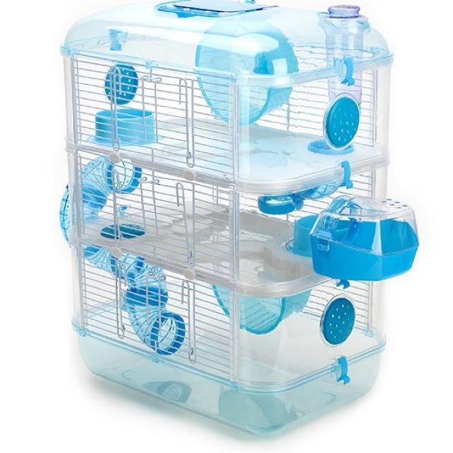Hamster cage 3 level hot sale