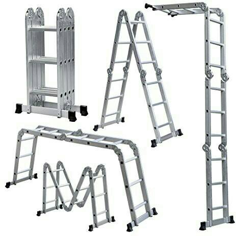Multi purpose ladder (Category: Ladders & Steps) located in Manila. Submitted by gigalightss (Listing ID 256716634, Image 3). Description: Multi purpose Ladder 12ft php3,500 16ft php4,200 20ft php4,800 Pm me Or text Me 0907-239-2595.