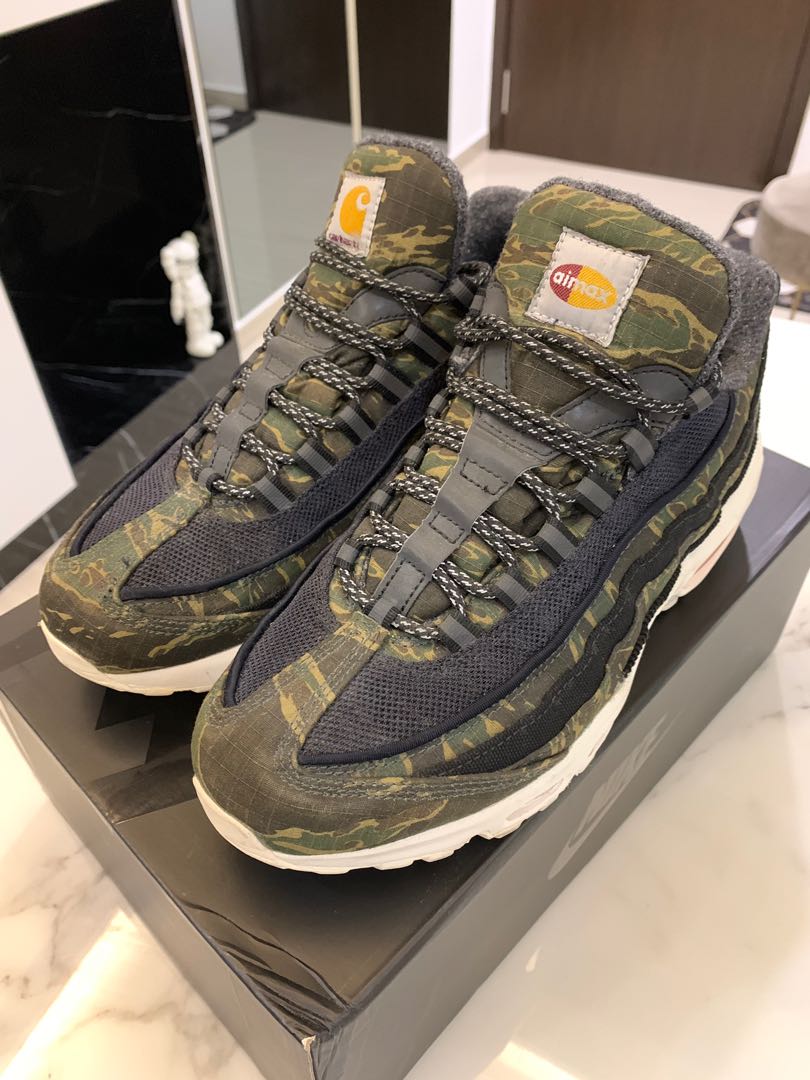 Nike Air Max 95 x Carhartt Men s Fashion Footwear Sneakers on