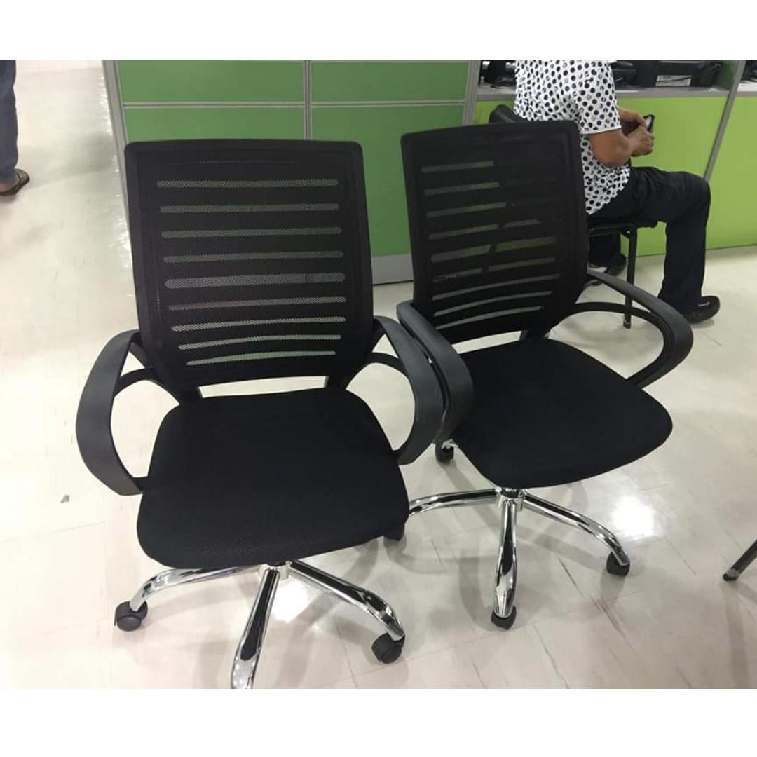 Office Chair ( Mesh typed ) Partition, Furniture & Home Living, Office ...