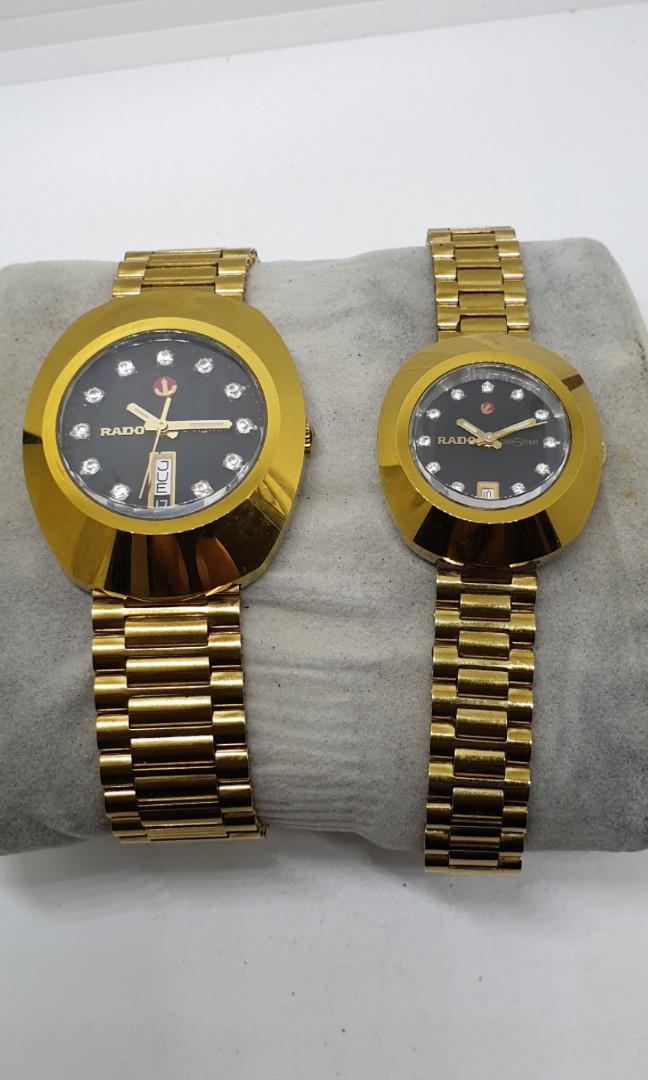 Rado couple hotsell watches original