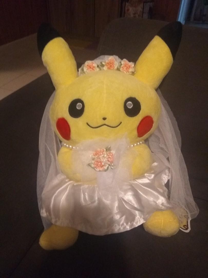 pikachu wedding plush