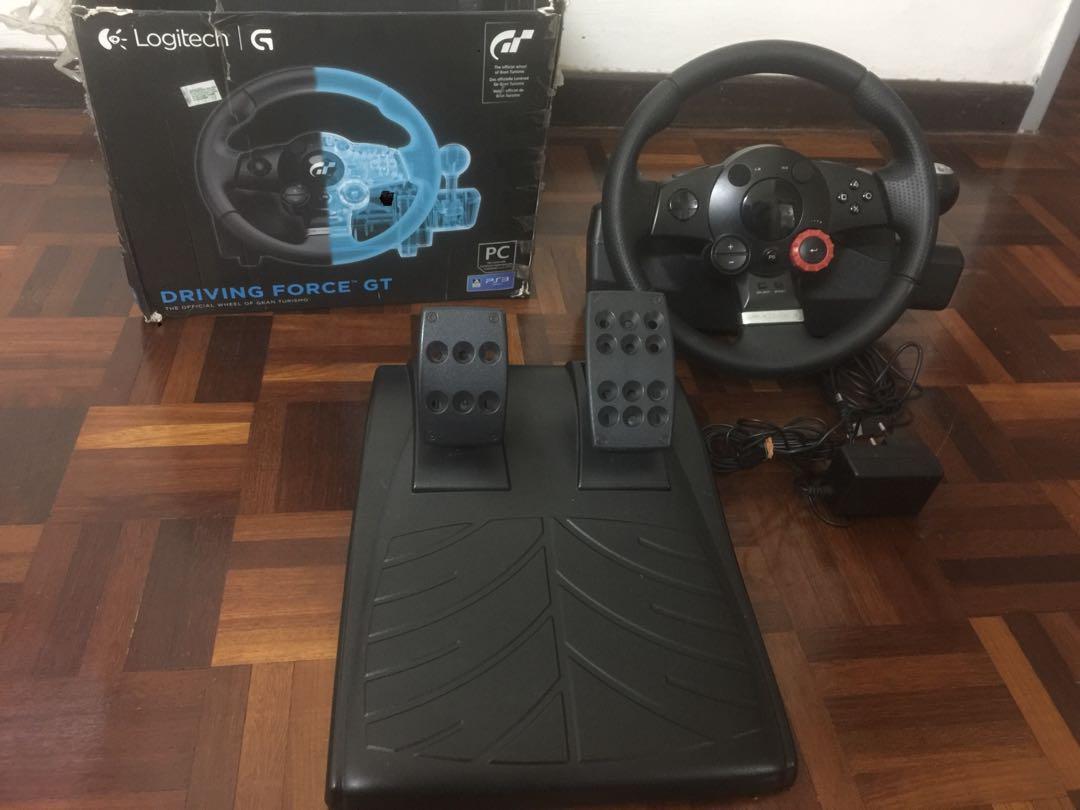 Ps3 Logitech Driving Force Gt For Ps3 Pc Video Gaming Gaming Accessories On Carousell