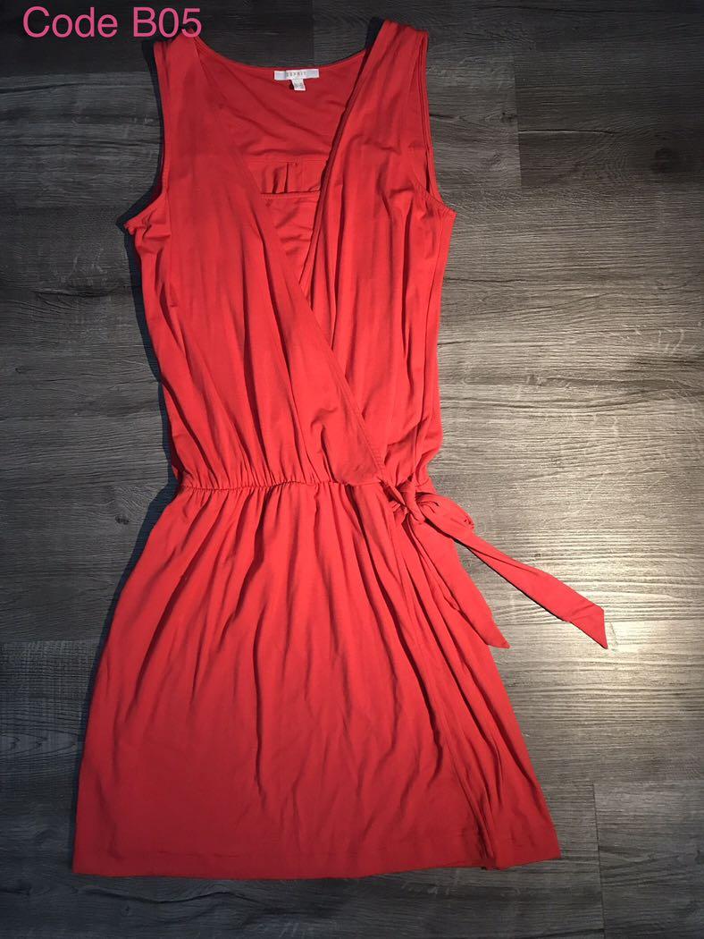 Esprit red dress Clearance
