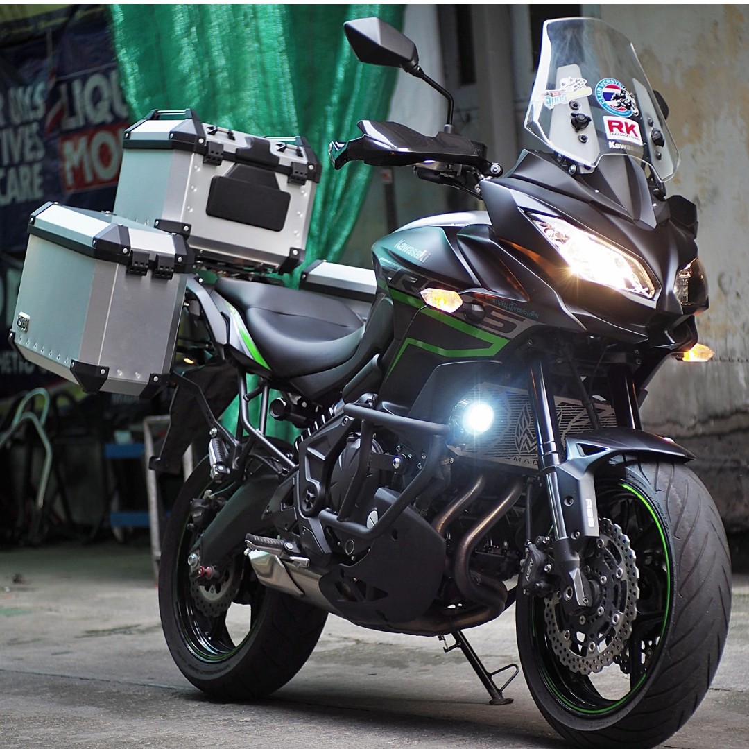Revolution Angry Rhino Singapore Kawasaki Versys 650 2015 2016 2017 2018 2019 2020 2021 Version 5 Top Rack 40 50 60 Litres Black Top Case ! Ready Stock ! Promo ! Do Not PM ! Kindly Call Us ! Kindly Follow Us Motorcycles, Motorcycle Accessories on ...