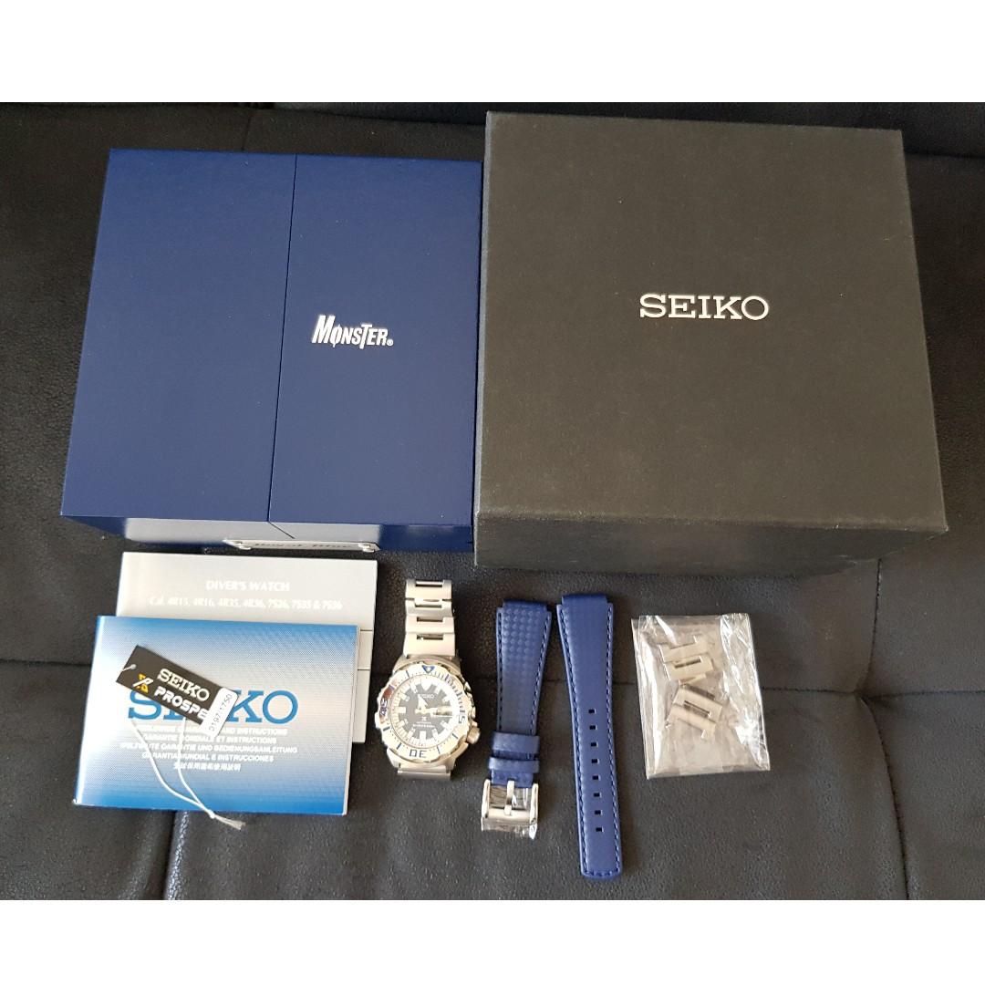 Seiko Royal Blue Monster Limited Edition, Men's Fashion, Watches &  Accessories, Watches on Carousell