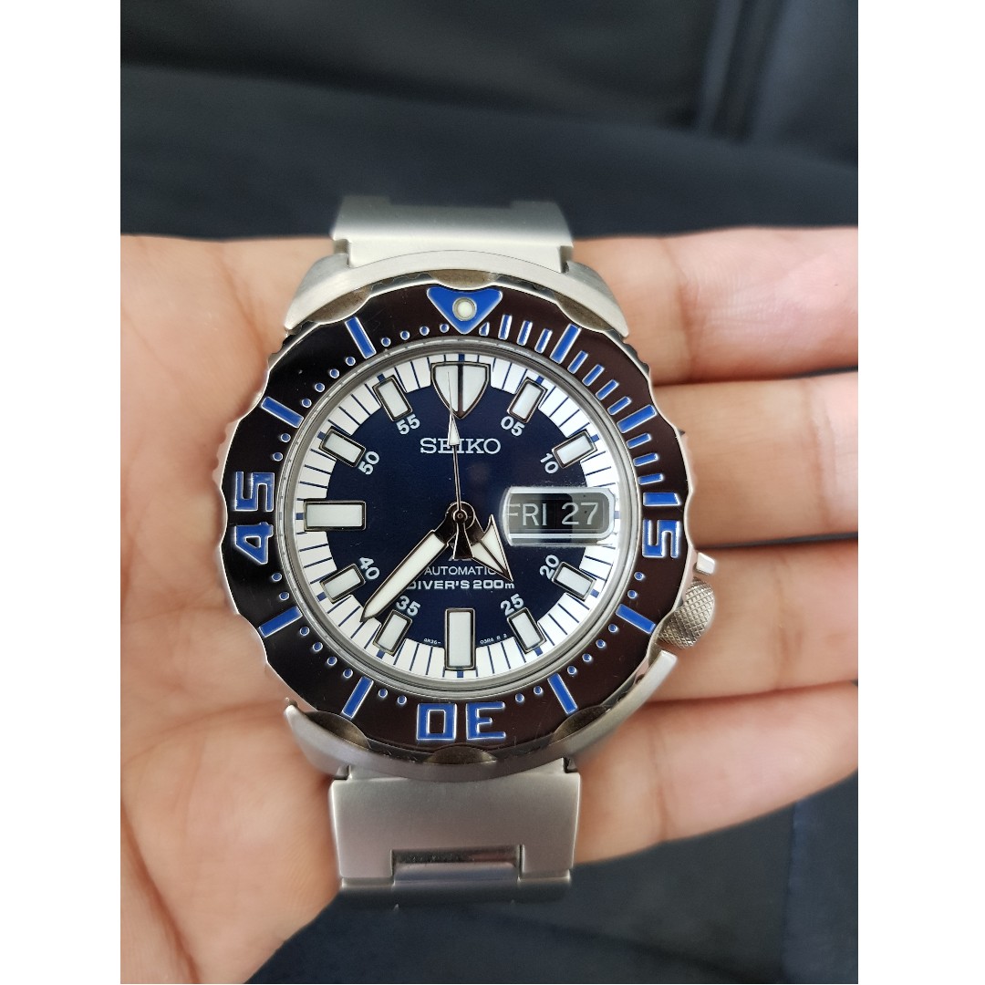 Seiko Royal Blue Monster Limited Edition, Men's Fashion, Watches &  Accessories, Watches on Carousell