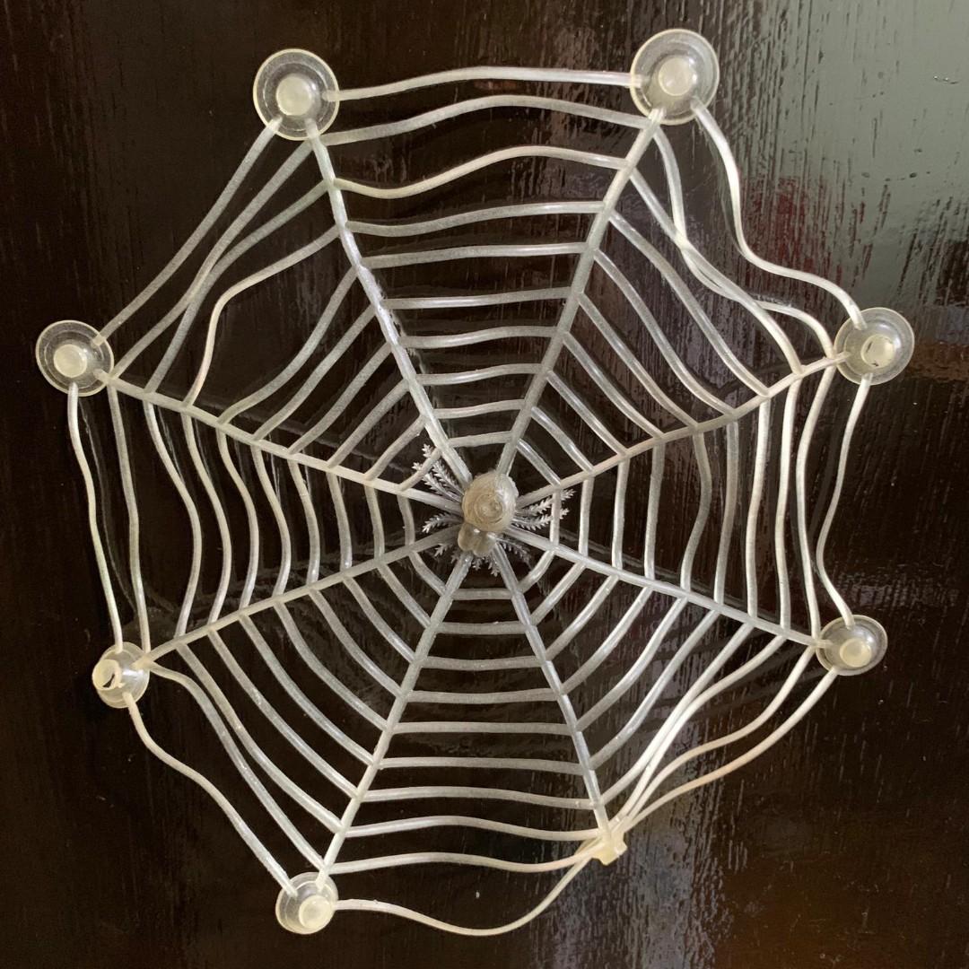 plastic spider web