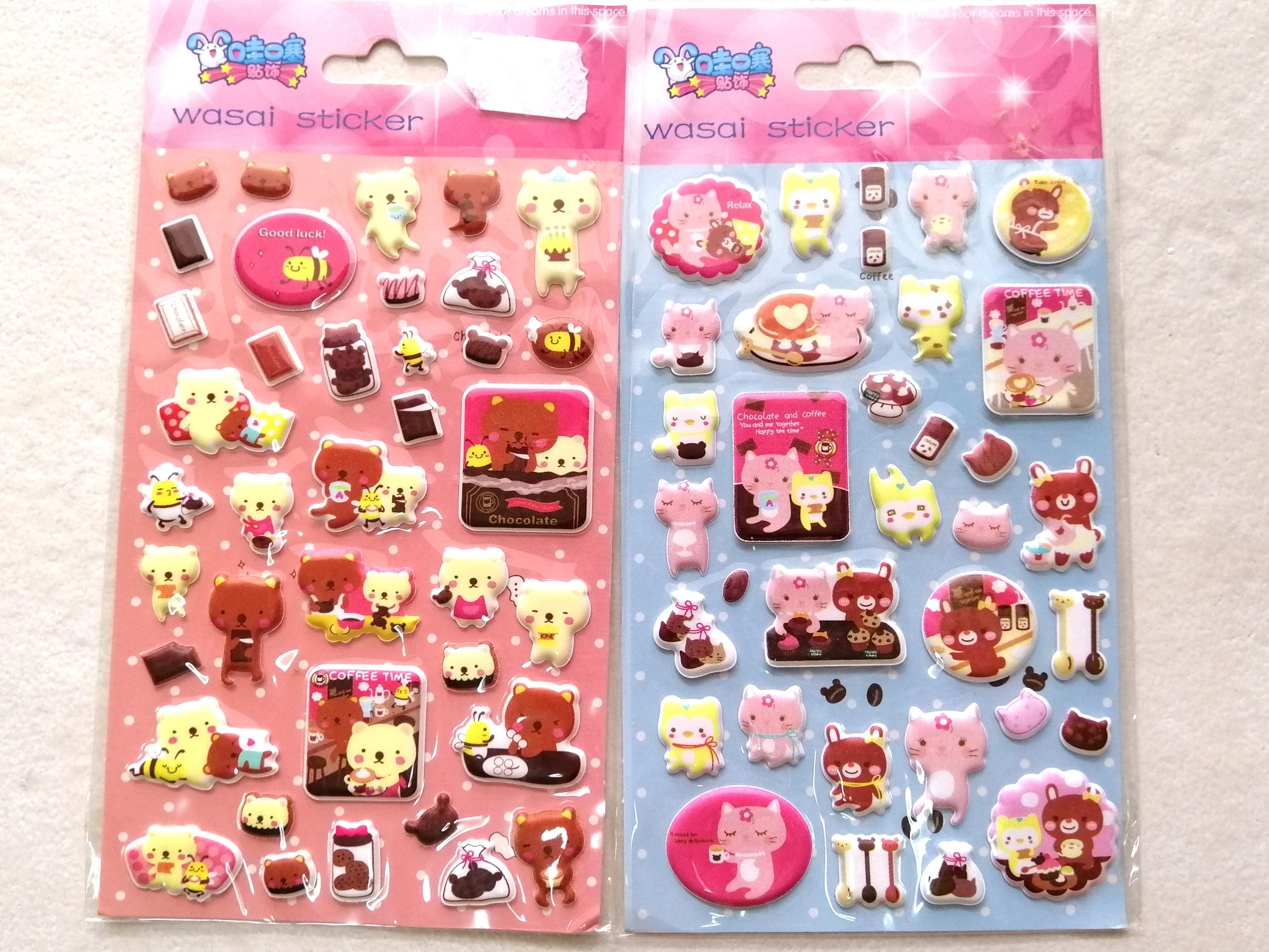 Stickers Puffy Stickers Kawaii Stickers Cute Stickers Design Craft Art Prints On Carousell Dollar tree store have really nice selection of halloween themed stickers and stamps 👻🎃. stickers puffy stickers kawaii stickers cute stickers
