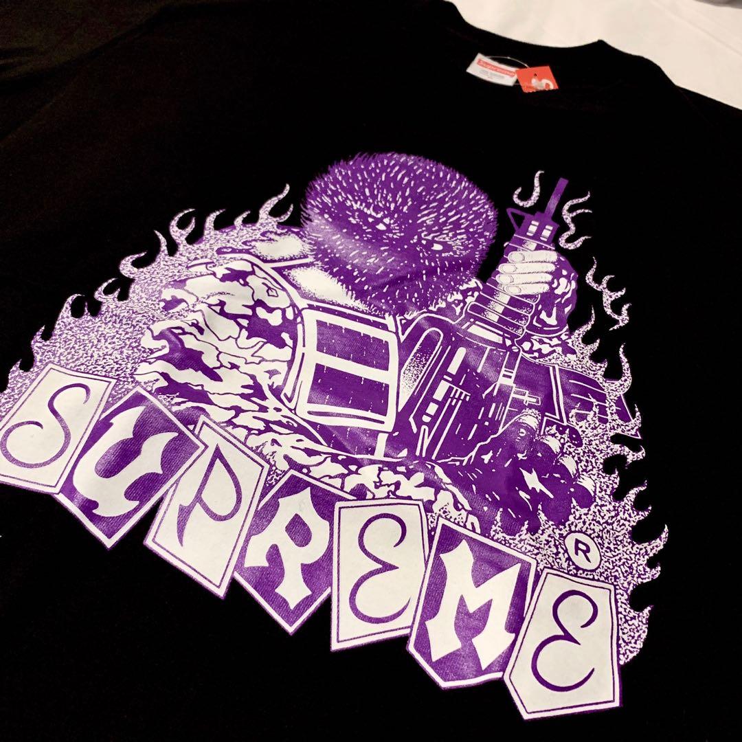 supreme mercenary tee black