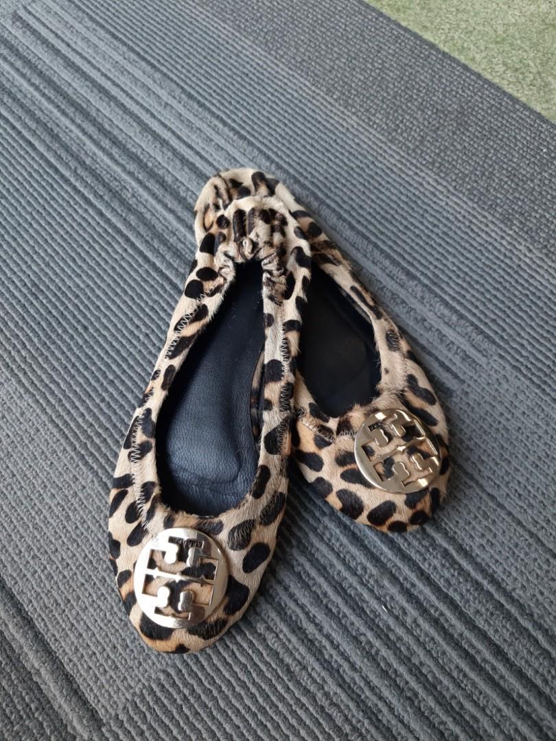 tory burch leopard ballet flats