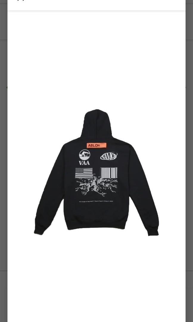 Virgil Abloh x MCA hoodie Men s Fashion Tops Sets Hoodies on Carousell