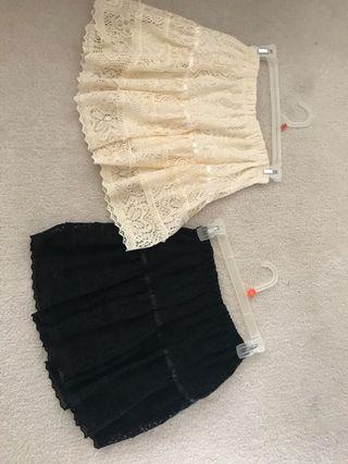 Womens lace skirts