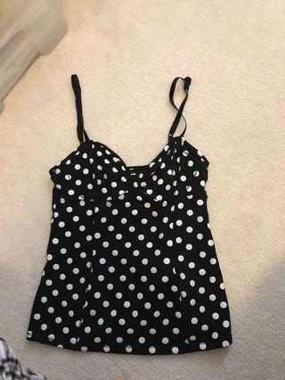 Talula poka dot tank from artiza M