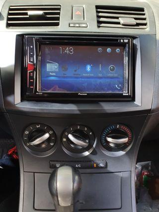 Mazda 3 Radio Panel 2 din fascia Radio converter optional Pioneer Kenwood Sony Nakamichi Android